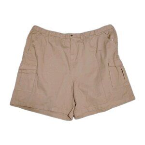 Boulder Creek Cargo Shorts Mens Big Tall 6XL Tan Beige  Chino Cotton Khaki